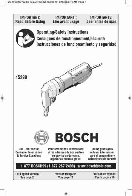 Bosch Power Tools Grinder 1529B-page_pdf